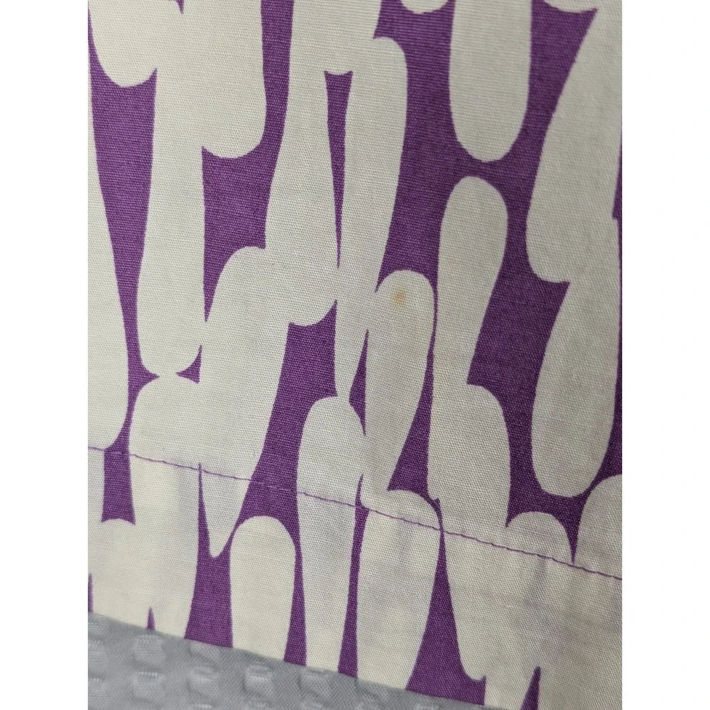 Boden Womens 4R‎ Purple White Abstract Print A-Line Skirt Side Zip Lined